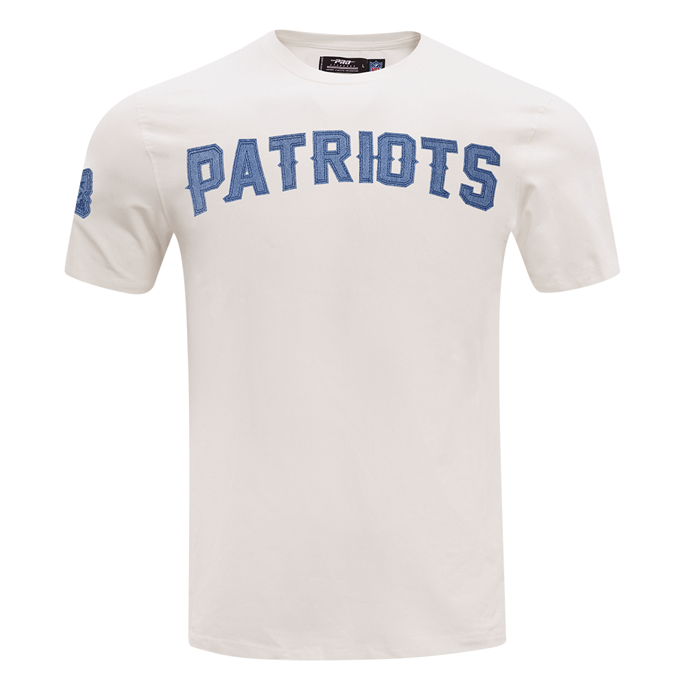 NFL NEW ENGLAND PATRIOTS VARSITY BLUES MEN'S SJ TEE (LINEN)