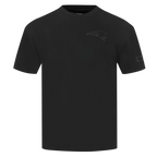 NFL NEW ENGLAND PATRIOTS NEUTRAL T-SHIRT EN JERSEY DE COTON À ÉPAULES TOMBANTES POUR HOMME (NOIR)