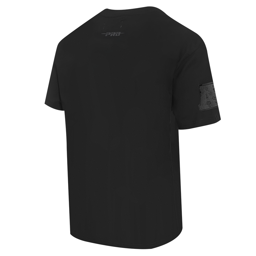 NFL NEW ENGLAND PATRIOTS NEUTRAL T-SHIRT EN JERSEY DE COTON À ÉPAULES TOMBANTES POUR HOMME (NOIR)