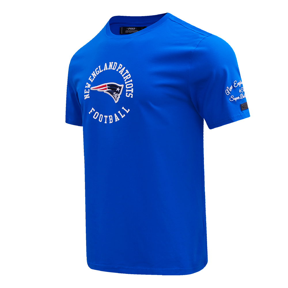 NFL NEW ENGLAND PATRIOTS HYBRID MEN'S TEE (ROYAL BLUE)