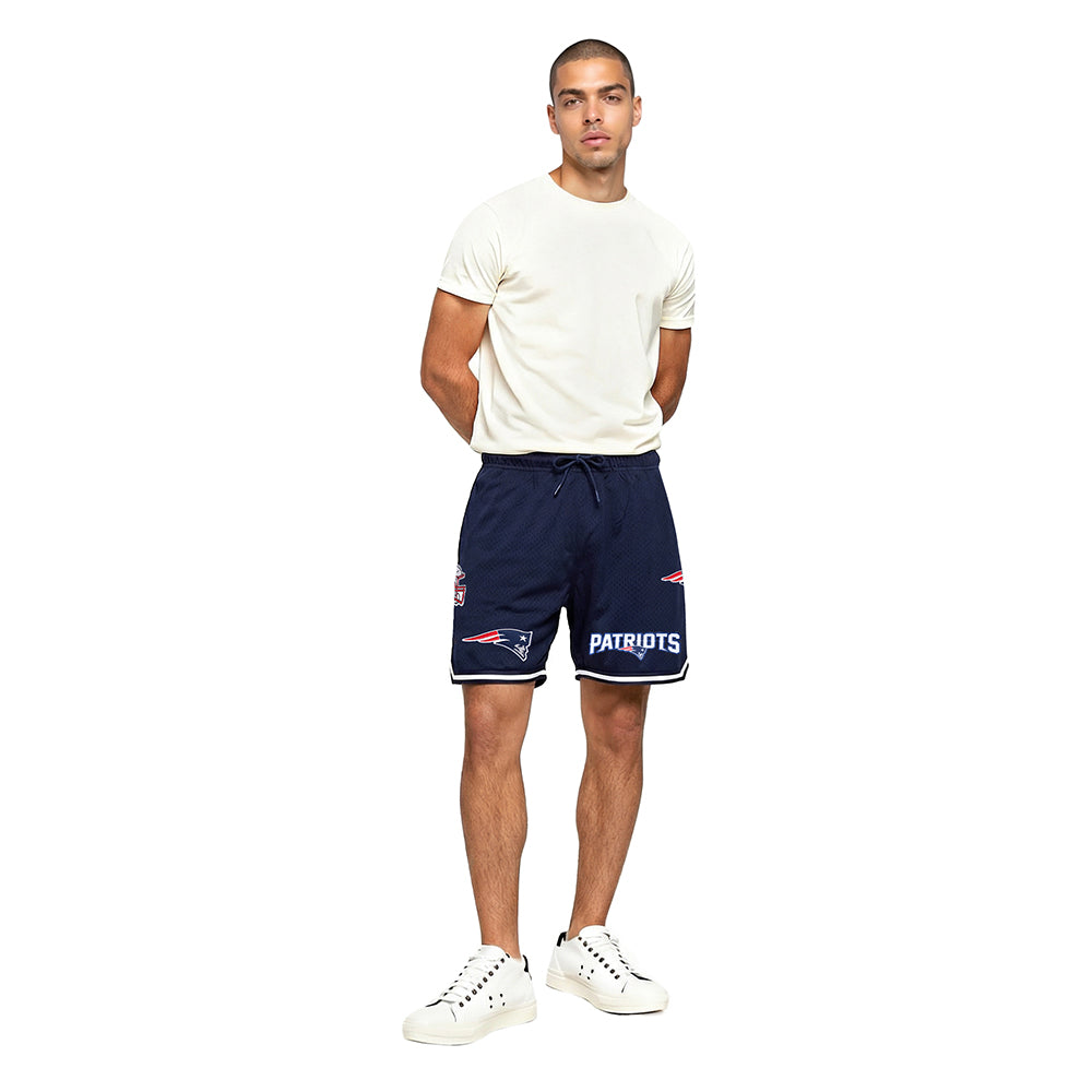 NFL NEW ENGLAND PATRIOTS MESH SHORT POUR HOMME (MARINE MINUIT)