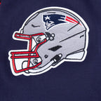 NFL NEW ENGLAND PATRIOTS SCRIPT TAIL CHANDAIL À CAPUCHON EN MOLLETON CÔTELÉ POUR HOMME (MARINE MINUIT/ROUGE/MARINE MINUIT)