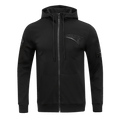 NFL NEW ENGLAND PATRIOTS TRIPLE BLACK CHANDAIL À CAPUCHON EN MAILLE DOUBLE À GLISSIÈRE POUR HOMME (TRIPLE NOIR)