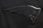NFL NEW ENGLAND PATRIOTS TRIPLE BLACK CHANDAIL À CAPUCHON EN MAILLE DOUBLE À GLISSIÈRE POUR HOMME (TRIPLE NOIR)