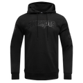 NFL NEW ENGLAND PATRIOTS TRIPLE BLACK CHANDAIL À CAPUCHON EN MAILLE DOUBLE POUR HOMME (TRIPLE NOIR HOMME)