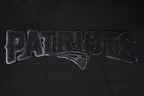 NFL NEW ENGLAND PATRIOTS TRIPLE BLACK CHANDAIL À CAPUCHON EN MAILLE DOUBLE POUR HOMME (TRIPLE NOIR HOMME)