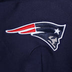 NFL NEW ENGLAND PATRIOTS WINGSPAN MEN'S DROP SHOULDER FLC PO HOODIE (MIDNIGHT NAVY)