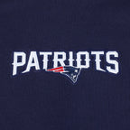 NFL NEW ENGLAND PATRIOTS WINGSPAN MEN'S DROP SHOULDER FLC PO HOODIE (MIDNIGHT NAVY)