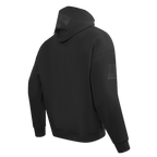 NFL NEW ENGLAND PATRIOTS NEUTRAL MEN'S DROP SHOULDER FLEECE PULLOVER HOODIE (BLACK)