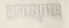 NFL NEW ENGLAND PATRIOTS NEUTRAL CHANDAIL À CAPUCHON EN MOLLETON À ÉPAULES TOMBANTES POUR HOMME (COQUILLE D'ŒUF)