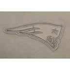 NFL NEW ENGLAND PATRIOTS NEUTRAL MEN'S DROP SHOULDER FLC PO HOODIE (TAUPE)