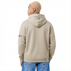 NFL NEW ENGLAND PATRIOTS NEUTRAL MEN'S DROP SHOULDER FLC PO HOODIE (TAUPE)
