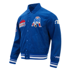 NFL NEW ENGLAND PATRIOTS ORIGINAL PLAYERS BLOUSON POUR HOMME (BLEU ROYAL)