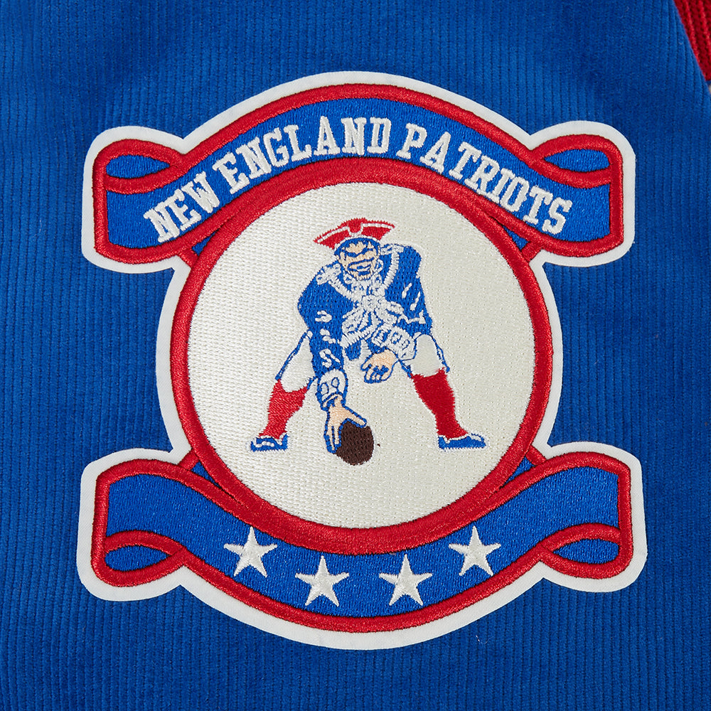 NFL NEW ENGLAND PATRIOTS ORIGINAL PLAYERS BLOUSON POUR HOMME (BLEU ROYAL)
