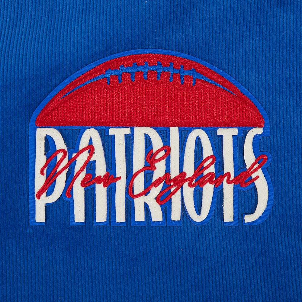 NFL NEW ENGLAND PATRIOTS ORIGINAL PLAYERS BLOUSON POUR HOMME (BLEU ROYAL)