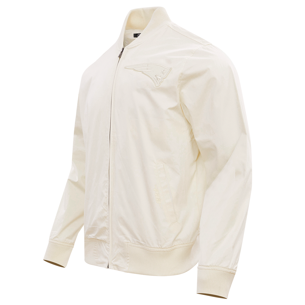 NFL NEW ENGLAND PATRIOTS NEUTRAL MEN'S TWILL JACKET (EGGSHELL)