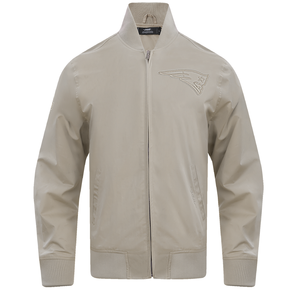 NFL NEW ENGLAND PATRIOTS NEUTRAL BLOUSON EN SERGÉ POUR HOMME (TAUPE)