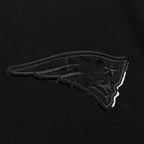 NFL NEW ENGLAND PATRIOTS TRIPLE BLACK WOMEN'S SINGLE JERSEY BOXY TEE (TRIPLE BLACK)