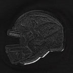 NFL NEW ENGLAND PATRIOTS TRIPLE BLACK WOMEN'S SINGLE JERSEY BOXY TEE (TRIPLE BLACK)