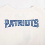 NFL NEW ENGLAND PATRIOTS VARSITY BLUES WOMEN'S  SJ BOXY TEE (LINEN)