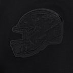 NFL NEW ENGLAND PATRIOTS TRIPLE BLACK WOMEN'S FLC CREWNECK (TRIPLE BLACK WOMEN'S)
