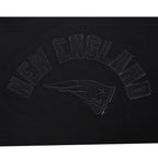 NFL NEW ENGLAND PATRIOTS TRIPLE BLACK WOMEN'S FLC CREWNECK (TRIPLE BLACK WOMEN'S)