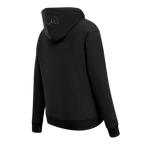 NFL NEW ENGLAND PATRIOTS TRIPLE BLACK WOMEN'S FLEECE PULLOVER HOODIE (TRIPLE BLACK WOMEN'S)
