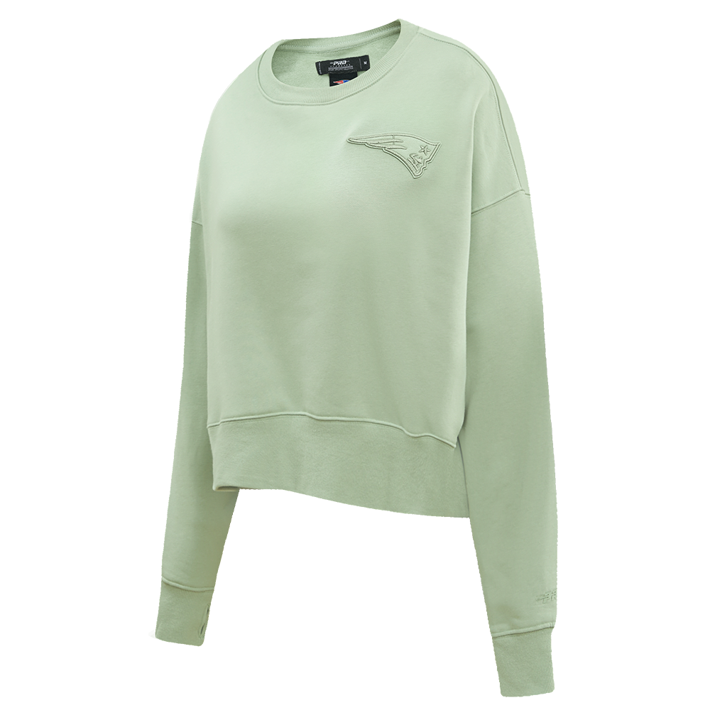 NFL NEW ENGLAND PATRIOTS NEUTRAL FLEECE CREWNECK (MOSS)