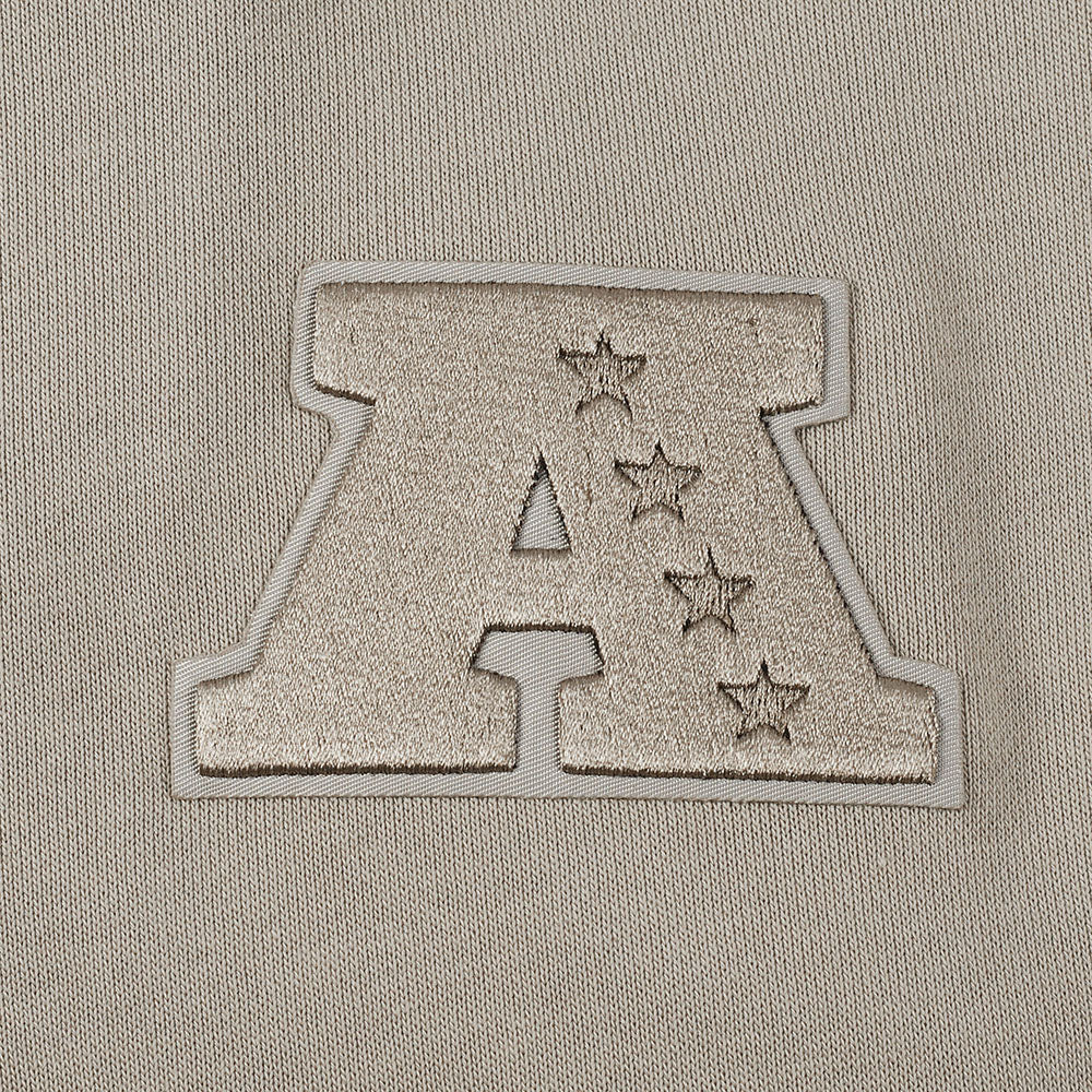NFL NEW ENGLAND PATRIOTS NEUTRAL WOMEN'S FLEECE CREWNECK (TAUPE)