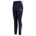 NFL NEW ENGLAND PATRIOTS CLASSIC WOMEN'S JERSEY LEGGING (MIDNIGHT NAVY)