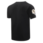 NFL NEW ORLEANS SAINTS CLASSIC CHENILLE T-SHIRT POUR HOMME (NOIR)