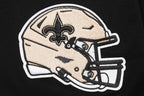 NFL NEW ORLEANS SAINTS CLASSIC CHENILLE T-SHIRT POUR HOMME (NOIR)