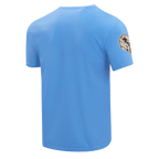 NFL NEW ORLEANS SAINTS CLASSIC CHENILLE T-SHIRT EN JERSEY SIMPLE (BLEU UNIVERSITÉ)