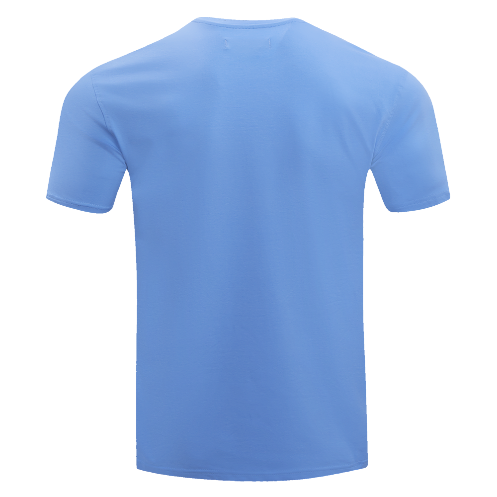 NFL NEW ORLEANS SAINTS CLASSIC CHENILLE T-SHIRT EN JERSEY SIMPLE (BLEU UNIVERSITÉ)