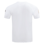 NFL NEW ORLEANS SAINTS CLASSIC CHENILLE T-SHIRT EN JERSEY SIMPLE (BLANC)