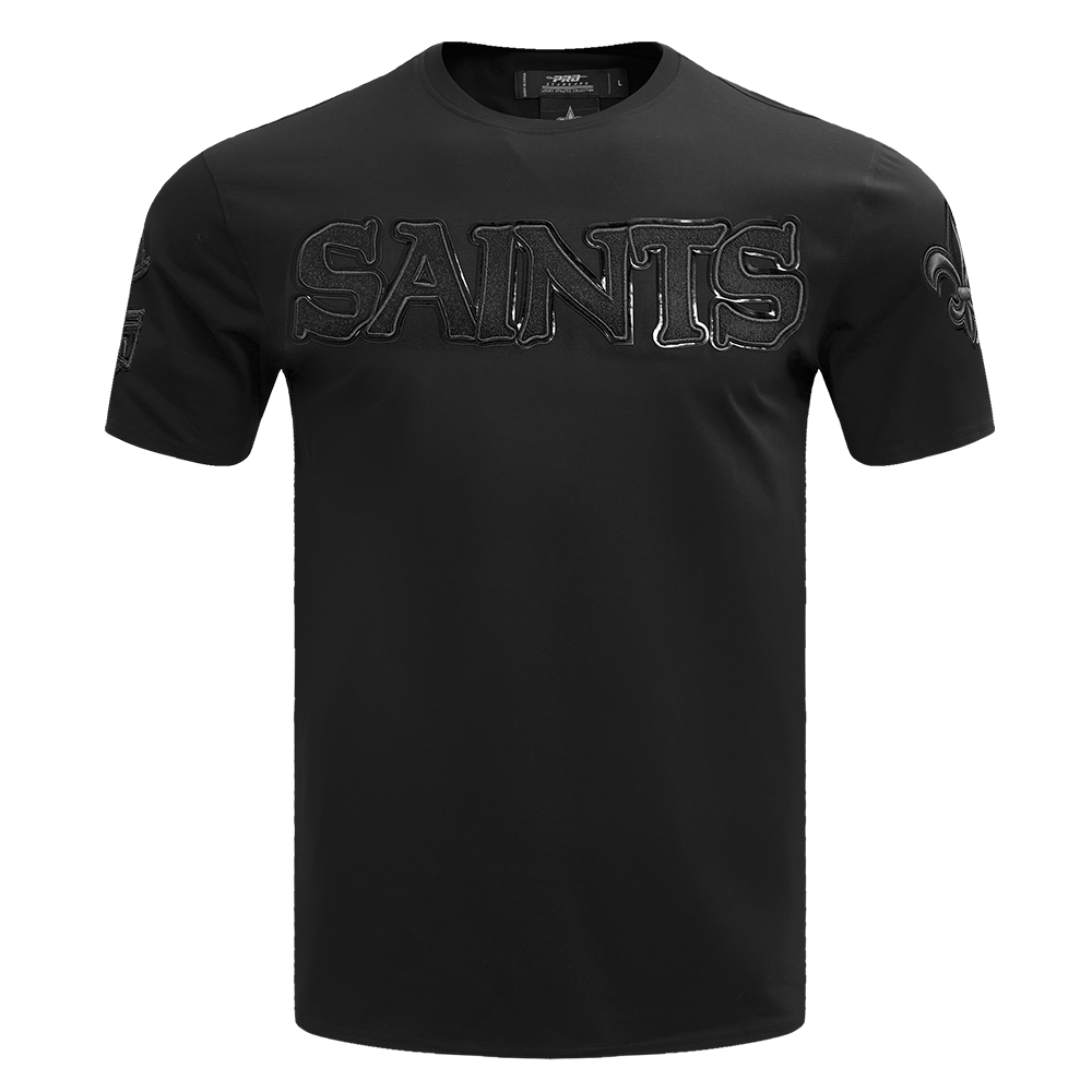 NFL NEW ORLEANS SAINTS TRIPLE BLACK MEN'S   TEE (TRIPLE BLACK)