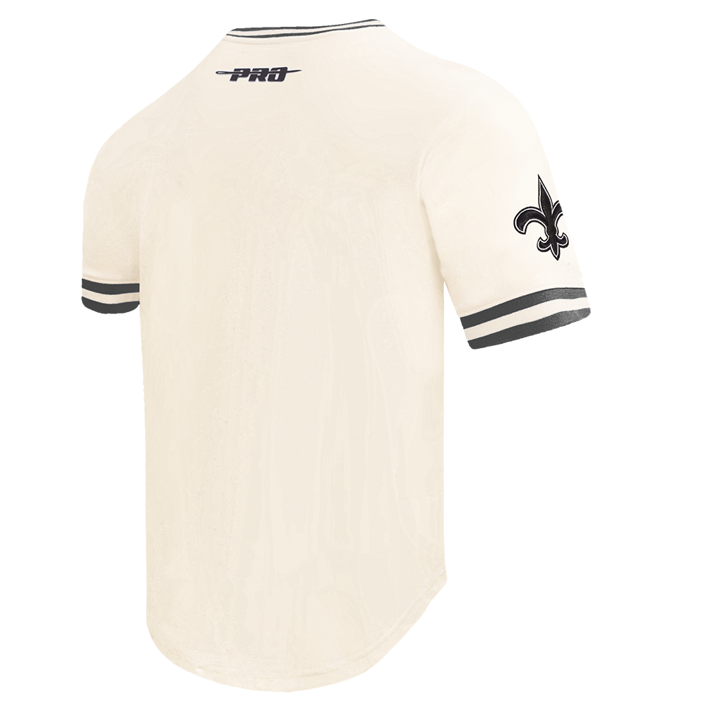 NFL NEW ORLEANS SAINTS RETRO CLASSICS MEN'S S/S TEE (EGGSHELL/ BLACK)