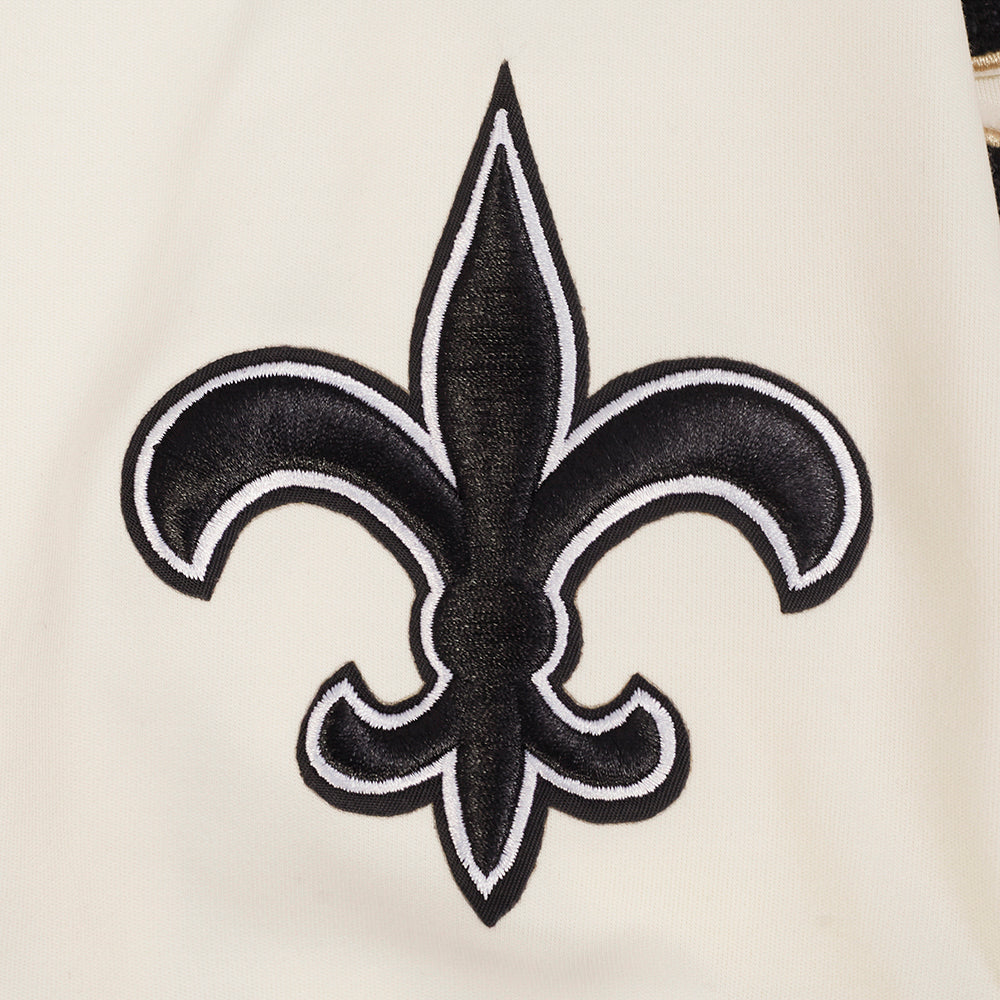 NFL NEW ORLEANS SAINTS RETRO CLASSICS MEN'S S/S TEE (EGGSHELL/ BLACK)