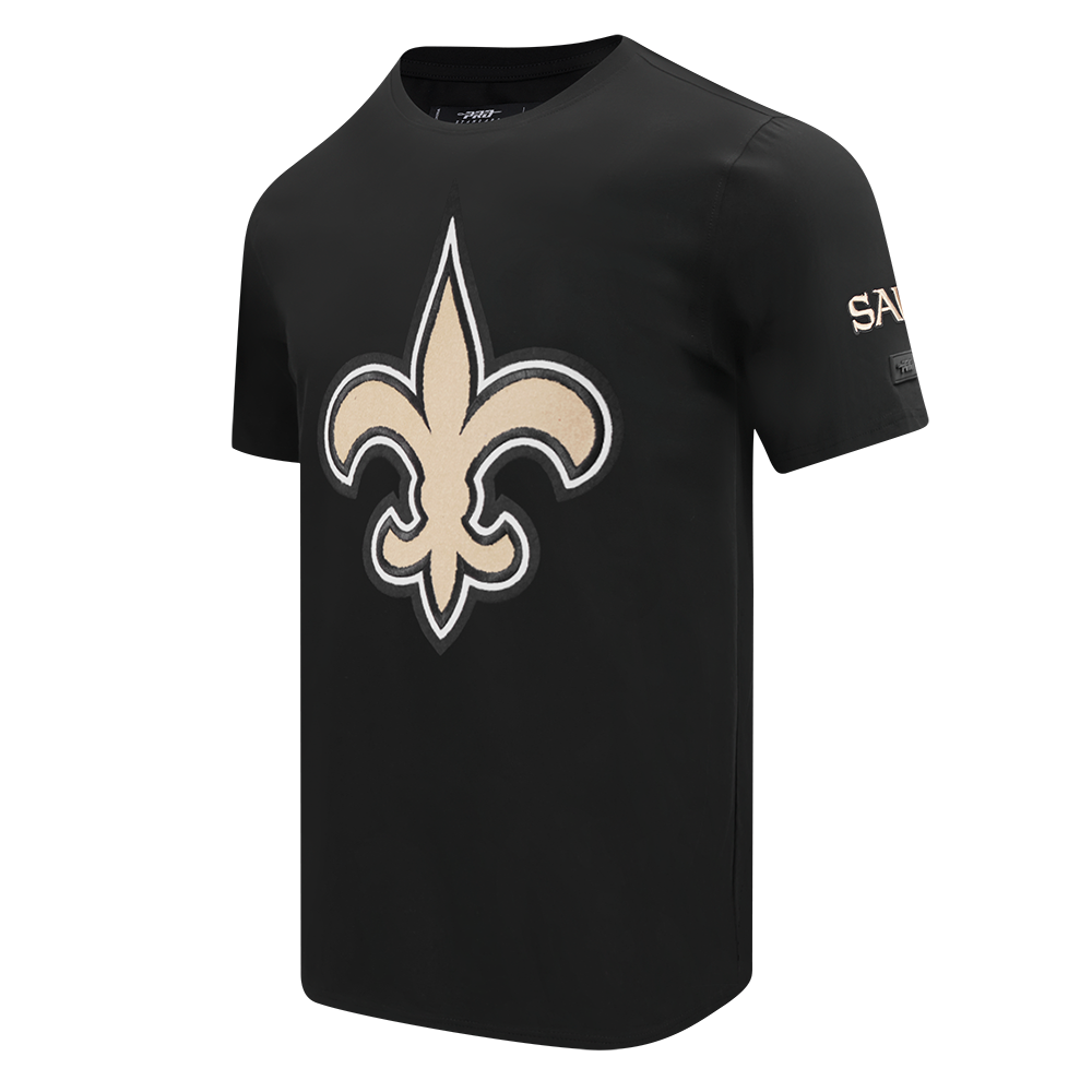 NFL NEW ORLEANS SAINTS MASHUP MEN'S TEE (BLACK)