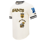 NFL NEW ORLEANS SAINTS RETRO CLASSICS MEN'S SHIRT (EGGSHELL/ BLACK)