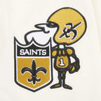 NFL NEW ORLEANS SAINTS RETRO CLASSICS MEN'S SHIRT (EGGSHELL/ BLACK)