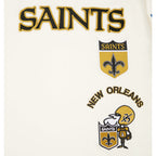 NFL NEW ORLEANS SAINTS RETRO CLASSICS MEN'S SHIRT (EGGSHELL/ BLACK)