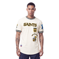 NFL NEW ORLEANS SAINTS RETRO CLASSICS MEN'S SHIRT (EGGSHELL/ BLACK)