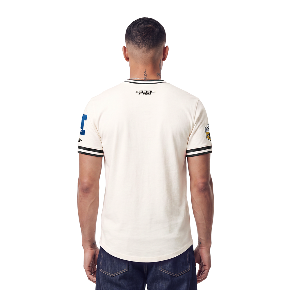 NFL NEW ORLEANS SAINTS RETRO CLASSICS MEN'S SHIRT (EGGSHELL/ BLACK)