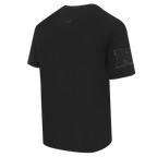 NFL NEW ORLEANS SAINTS NEUTRAL MEN'S COTTON JERSEY DROP SHOULDER TEE (BLACK)