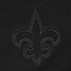NFL NEW ORLEANS SAINTS NEUTRAL MEN'S COTTON JERSEY DROP SHOULDER TEE (BLACK)