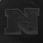 NFL NEW ORLEANS SAINTS NEUTRAL MEN'S COTTON JERSEY DROP SHOULDER TEE (BLACK)
