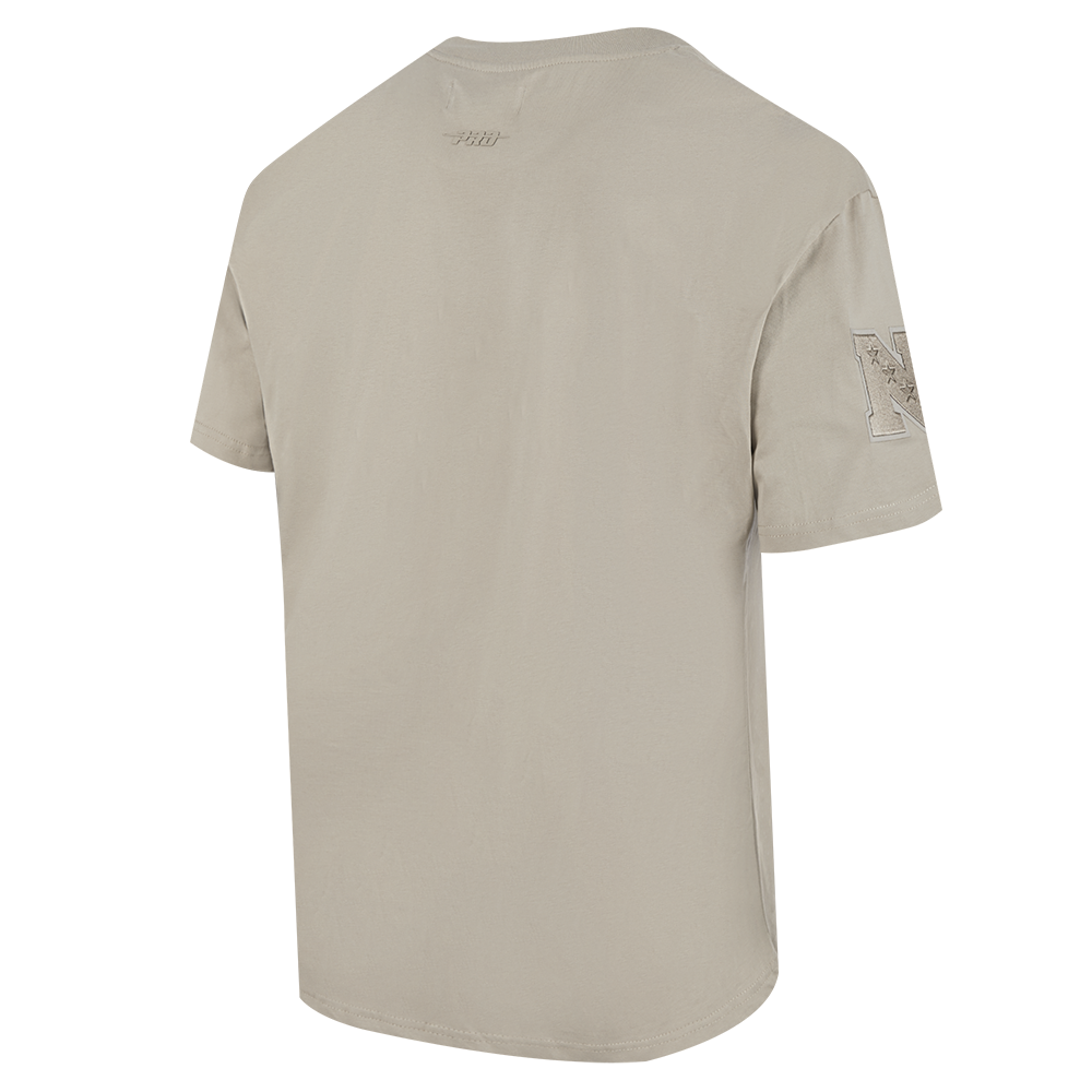 NFL NEW ORLEANS SAINTS NEUTRAL T-SHIRT EN JERSEY DE COTON À ÉPAULES TOMBANTES POUR HOMME (TAUPE)