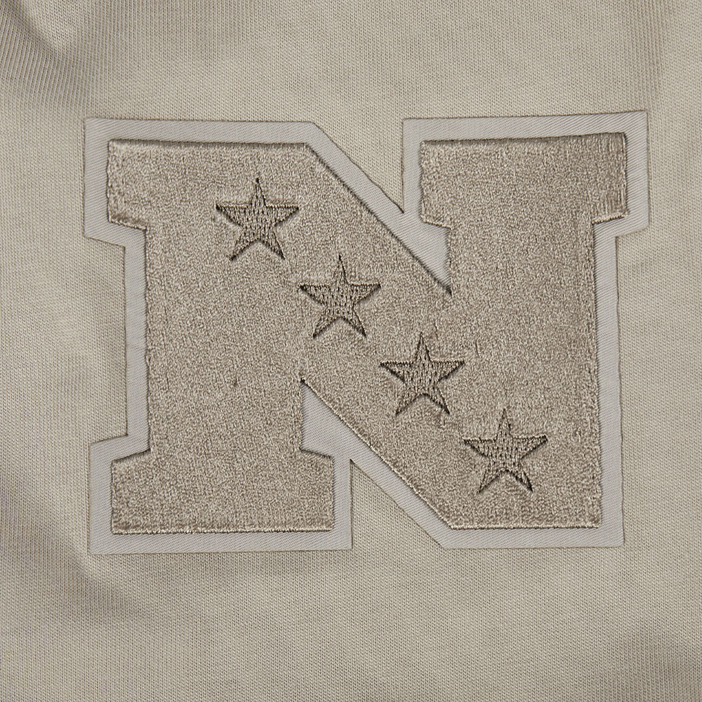 NFL NEW ORLEANS SAINTS NEUTRAL T-SHIRT EN JERSEY DE COTON À ÉPAULES TOMBANTES POUR HOMME (TAUPE)