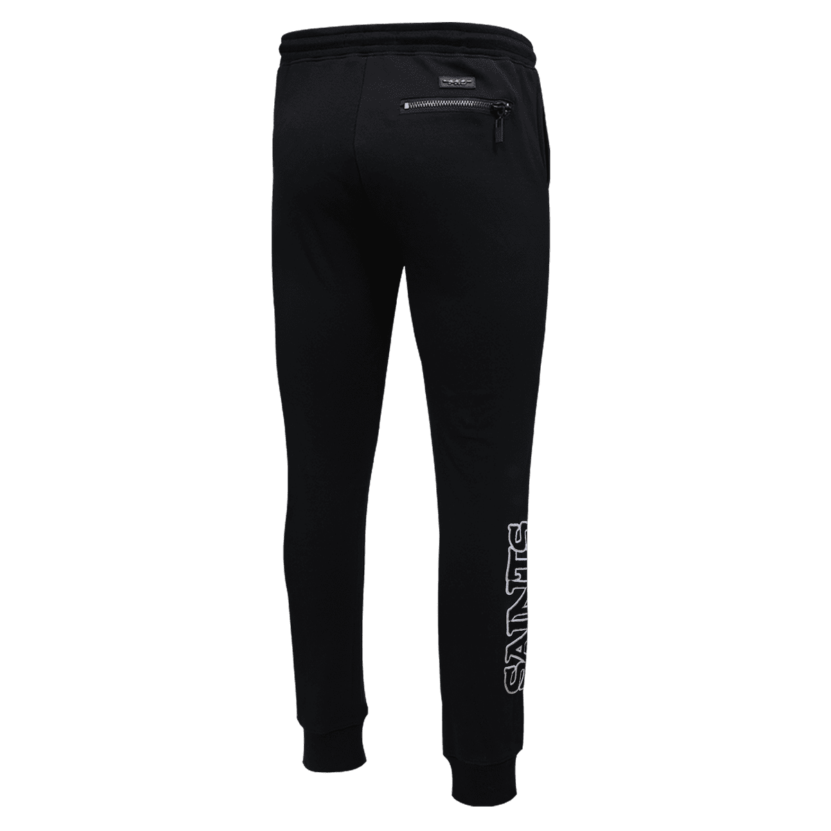 NFL NEW ORLEANS SAINTS CLASSIC CHENILLE MEN'S JOGGER (BLACK)